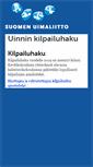 Mobile Screenshot of kisahaku.uimaliitto.fi